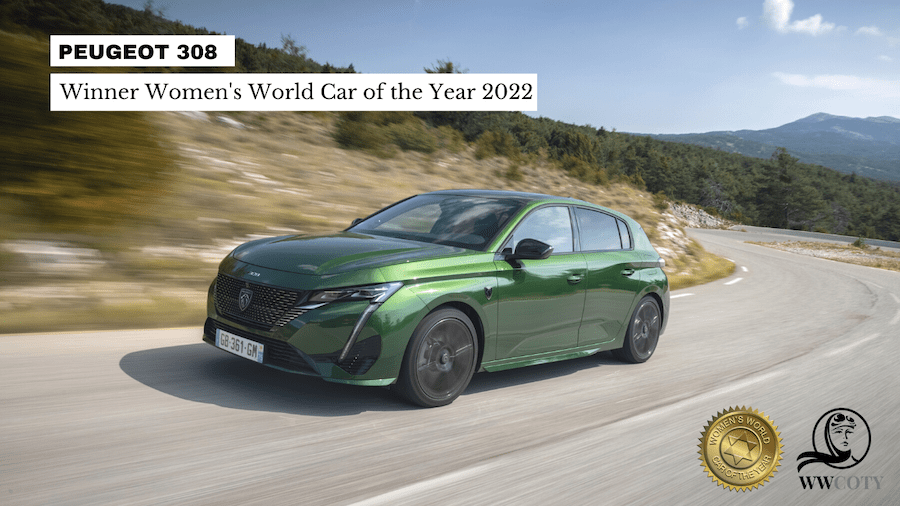 Women´s World Car of the Year 2022: PEUGEOT 308 ausgezeichnet