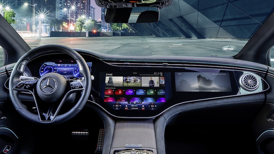 Mercedes-Benz hebt mit ZYNC das Entertainment-Erlebnis im Auto auf ein neues Level 