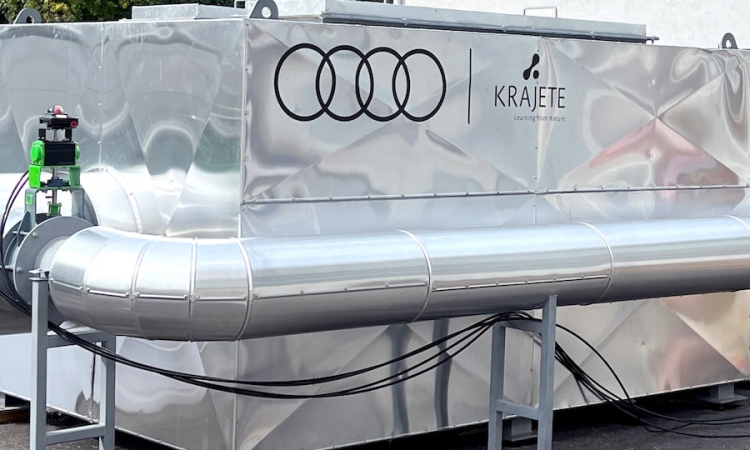 Audi und Krajete filtern CO2 aus der Luft 