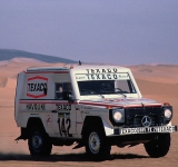 Januar 1983: Mercedes-Benz 280 GE siegt bei der Rallye Paris–Dakar