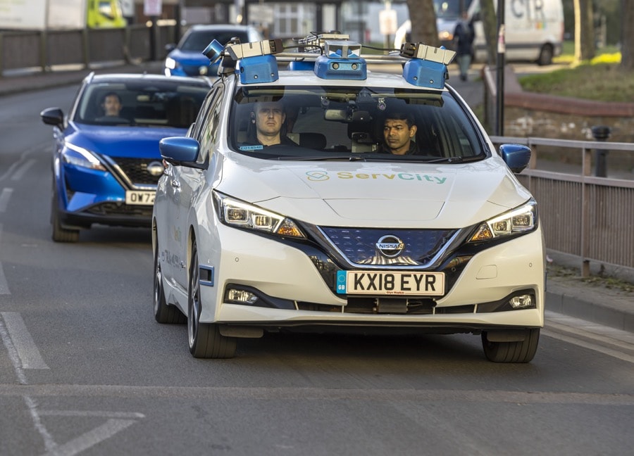 Nissan treibt mit ServCity autonomes Fahren in Städten voran