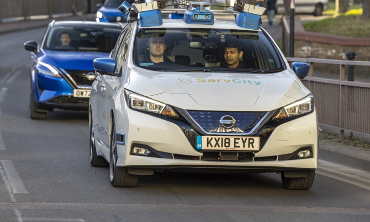 Nissan treibt mit ServCity autonomes Fahren in Städten voran