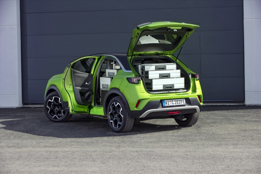 Stylish, kompakt, elektrisch: Der Opel Mokka Electric als multifunktionales Werkstatt- und Servicefahrzeug