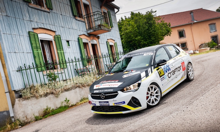 Opel Corsa Rally Electric meistert die französischen Strapazen