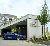 Neuer Audi charging hub in München eröffnet